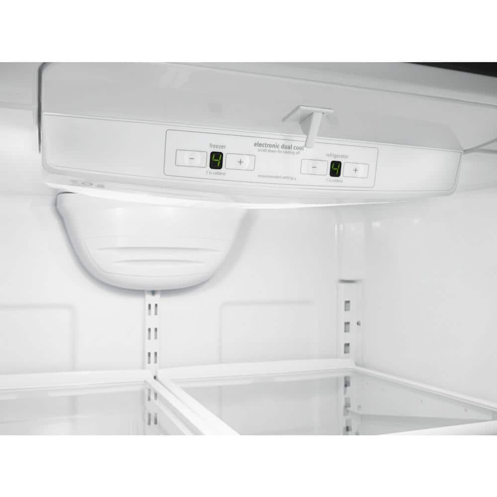 Model #WRB322DMBM Whirlpool 22.07-Cu. Feet Standard-Depth Bottom-Freezer Refrigerator with Ice Maker ( Stainless Steel ) ENERGY STAR Certified