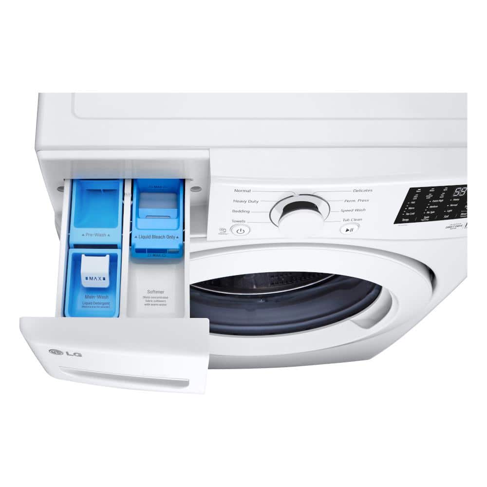 WM3470CW LG 6 Motion Technology 5-Cu. Feet Stackable Front-Load Washer ( White ) ENERGY STAR