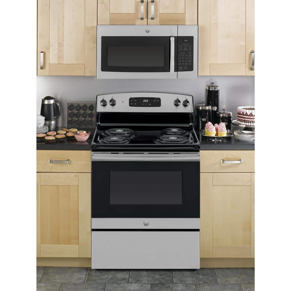 JVM3160RFSS GE 1.6 cu. ft. Over-the-Range Microwave in Stainless Steel