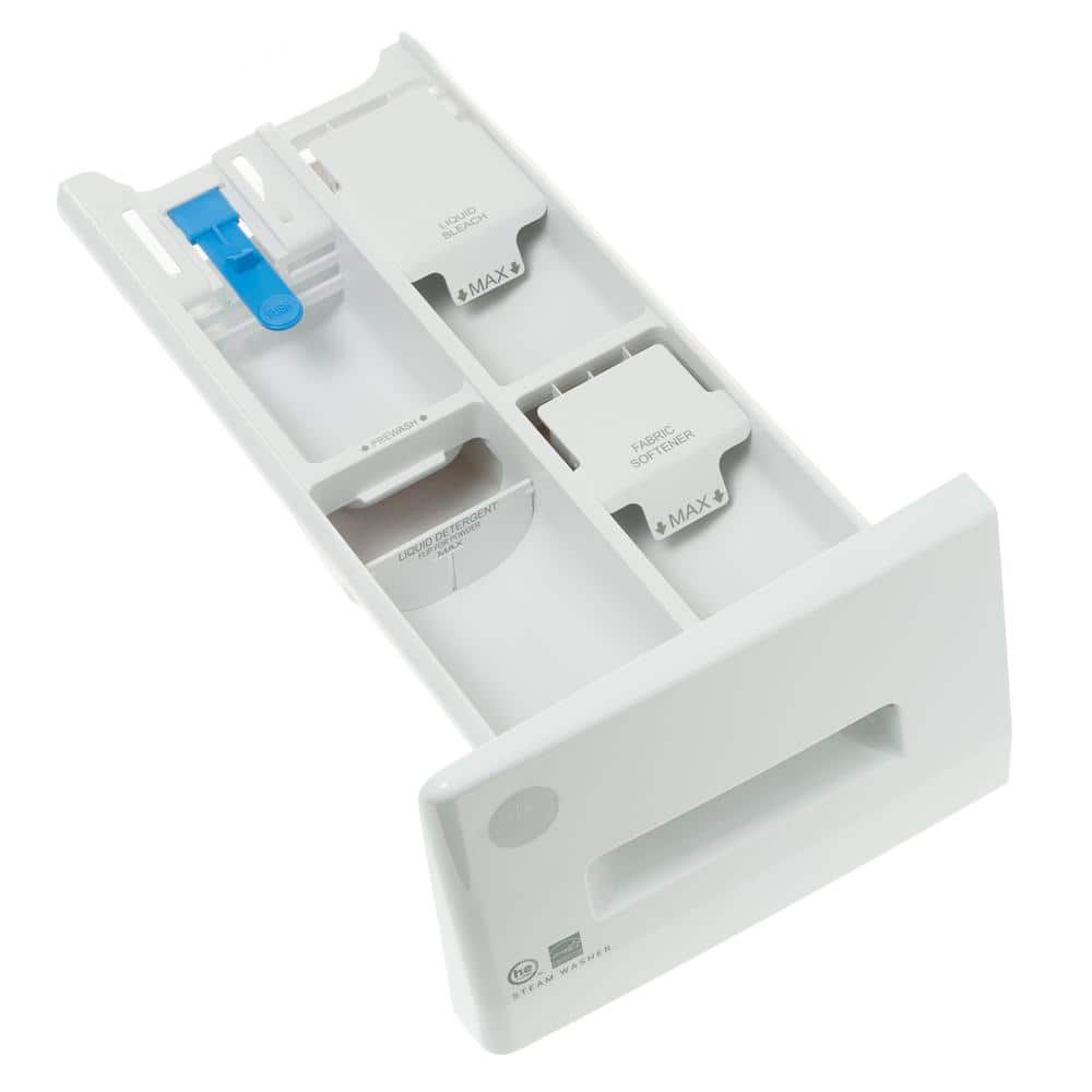 Model #GFW148SSMWW GE 2.4-Cu. Feet High Efficiency Stackable Steam Cycle Front-Load Washer ( White ) ENERGY STAR