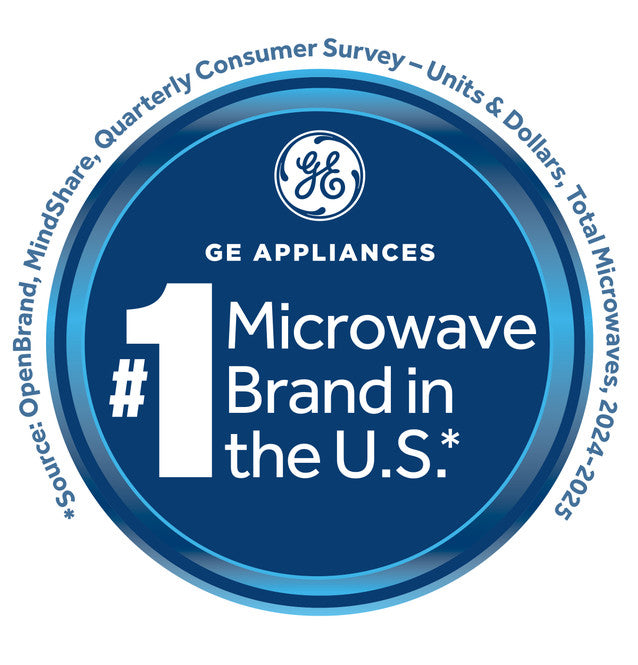 JNM3163DJ GE® 1.6 Cu. Ft. Over-the-Range Microwave Oven with Recirculating Venting