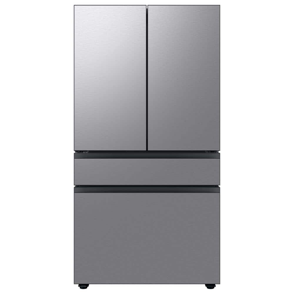 RF29BB8600QL Samsung Bespoke Standard-Depth 28.8-Cu. Feet 4.0 -Door Smart Compatible French Door Refrigerator with Dual Ice Maker with water dispenser and Door within Door ( Fingerprint Resistant Stainless Steel - All Panels ) ENERGY STAR Certified