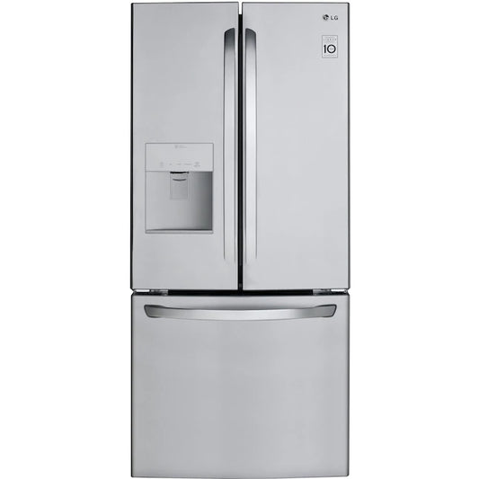 LG 21.8-cu ft French Door Refrigerator with Ice Maker (Stainless Steel) ENERGY STAR - WL APPLIANCES