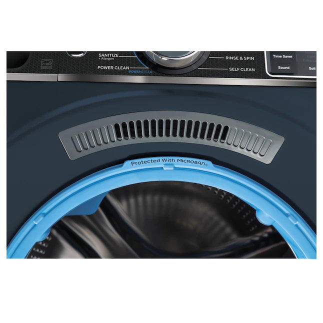 GE UltraFresh Vent System 5-cu ft Stackable Steam Cycle Smart Front-Load Washer (Sapphire Blue) ENERGY STAR - WL APPLIANCES