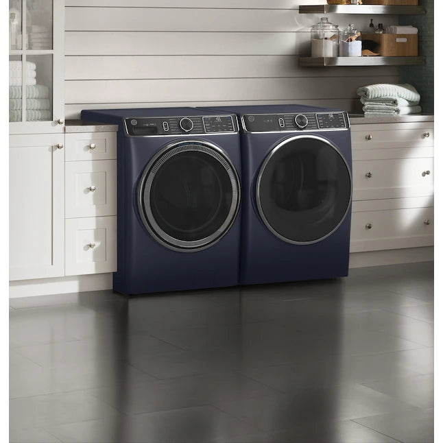 GE UltraFresh Vent System 5-cu ft Stackable Steam Cycle Smart Front-Load Washer (Sapphire Blue) ENERGY STAR - WL APPLIANCES