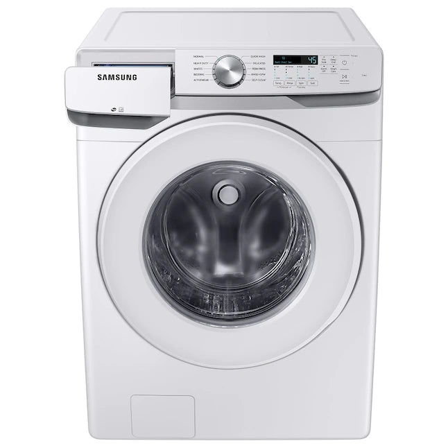OPEN BOX Samsung 4.5-cu ft High Efficiency Stackable Front-Load Washer (White) ENERGY STAR