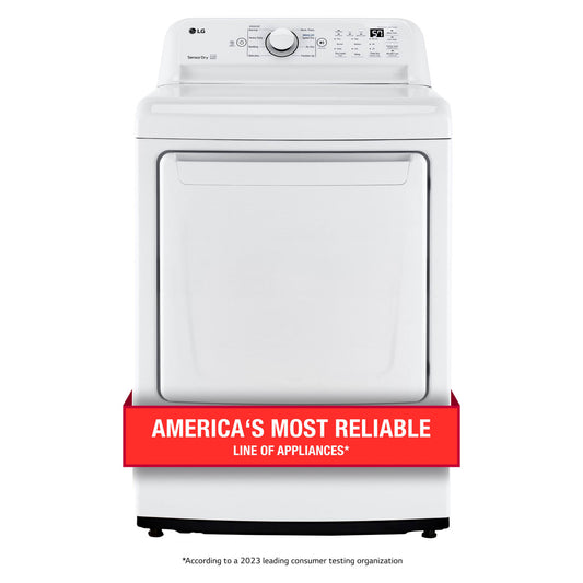 OPEN BOX LG 7.3 cu. ft. Ultra Large Capacity Electric Dryer with Sensor Dry Technology - DLE7000W
