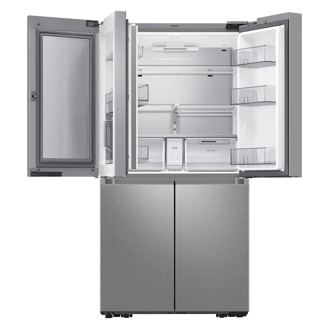 Samsung 29-cu ft 4-Door Smart French Door Refrigerator with Dual Ice Maker and Door within Door (Fingerprint Resistant Stainless Steel) ENERGY STAR - WL APPLIANCES