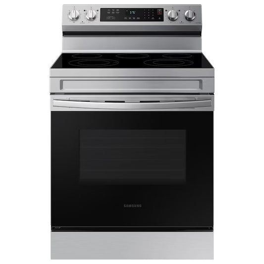 OPEN BOX Samsung 30 in Smooth Surface 5 Elements 6.3-cu ft Self-Cleaning Freestanding Smart Electric Range
