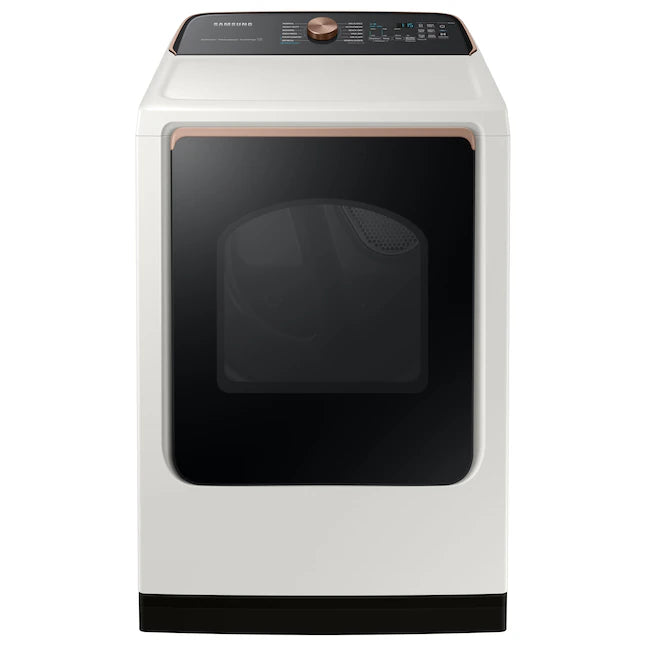 OPEN BOX  Samsung 7.4-cu ft Steam Cycle Smart Electric Dryer (Ivory) ENERGY STAR