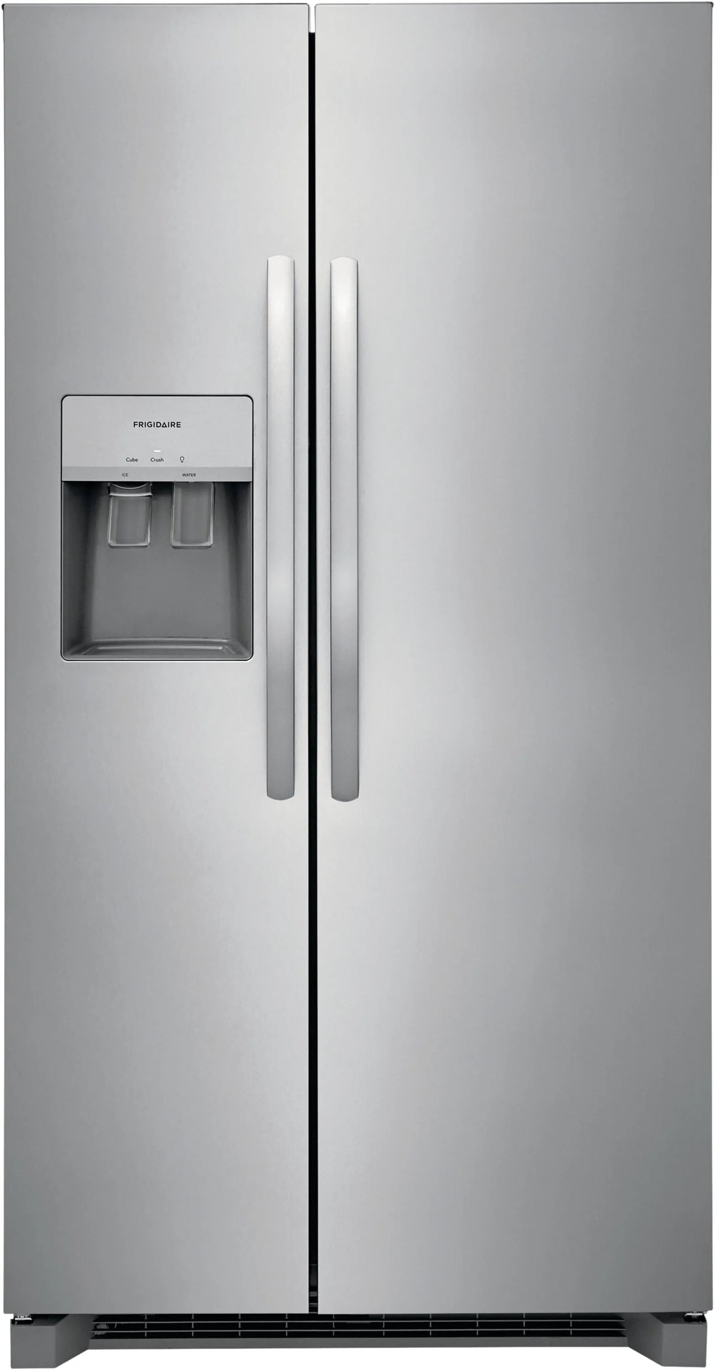 FRSS26L3AF Frigidaire 25.6-cu ft Side-by-Side Refrigerator with Ice Maker, Water and Ice Dispenser (Fingerprint Resistant Stainless Steel) ENERGY STAR