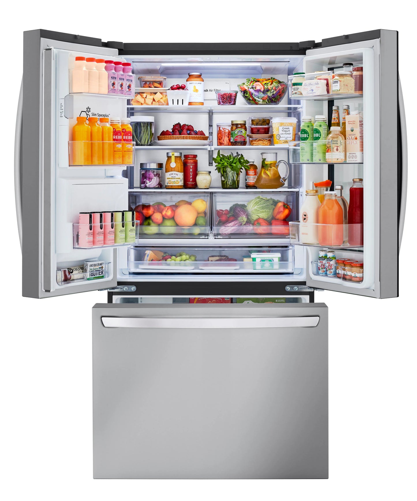 OPEN BOX  LG LG Stainless Counter-depth Max French Door Refrigerator and Kitchen Suite
