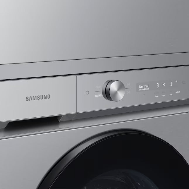 OPEN BOX SAMSUNG Bespoke 5.3 cu ft High Efficiency Stackable Steam Cycle Smart Front-Load Washer