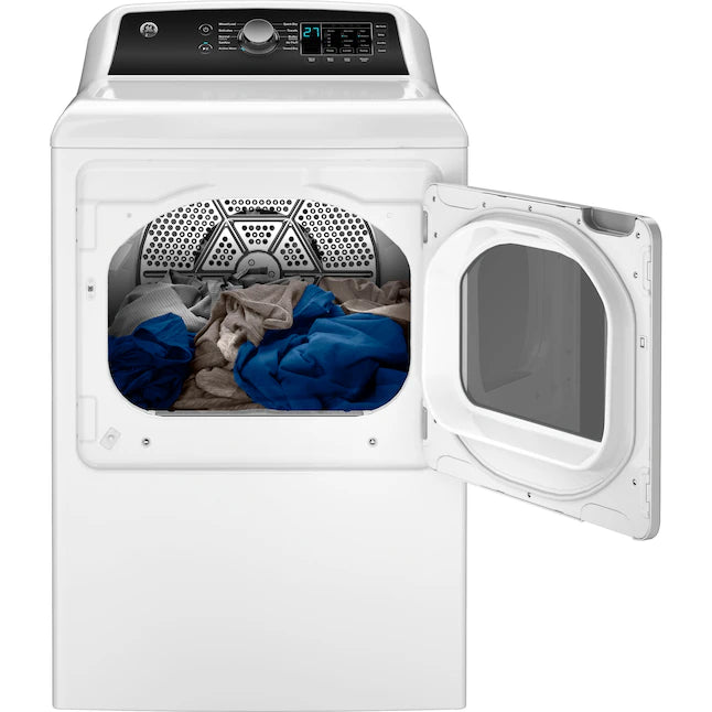 GE 7.4-cu ft Electric Dryer (White) OPEN BOX
