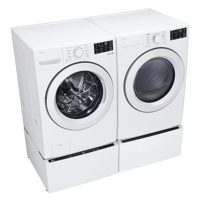 OPEN BOX  LG Front Load Motion Technology White Washer & Dryer