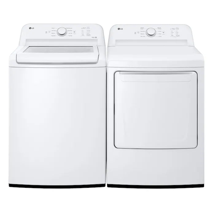OPEN BOX LG Top Load White Agitator Washer & Dryer