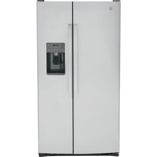 OPEN BOX GE 25.3 cu ft Side-by-Side Refrigerator with Ice Maker