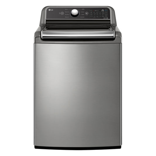 LG TurboWash 5.5-Cu. Feet High Efficiency Impeller Smart Compatible Top-Load Washer ( Graphite Steel ) ENERGY STAR