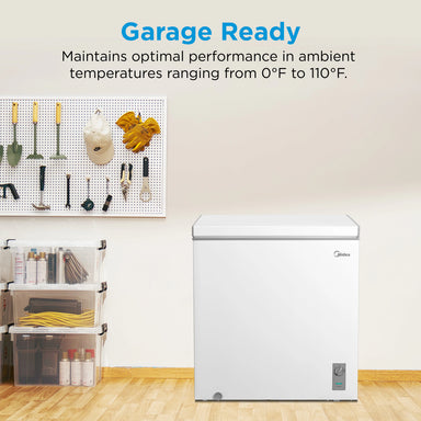 Model #MRC07M5CWW Midea 7-Cu. Feet Garage Ready Manual Defrost