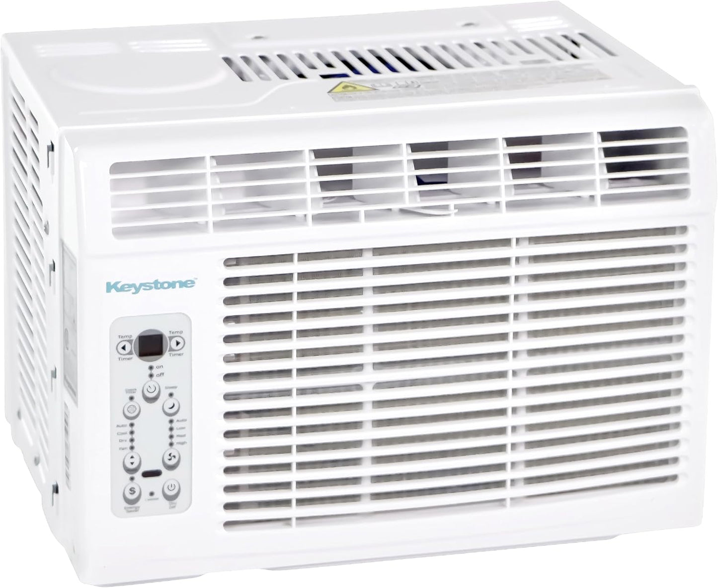 Keystone 5,000 BTU Window Air Conditioner and Dehumidifier, Window AC Units for Apartment, Living Room, Bathroom, and Small Rooms up to 150 Sq.Ft., Quiet Window Air Conditioners with Remote Control