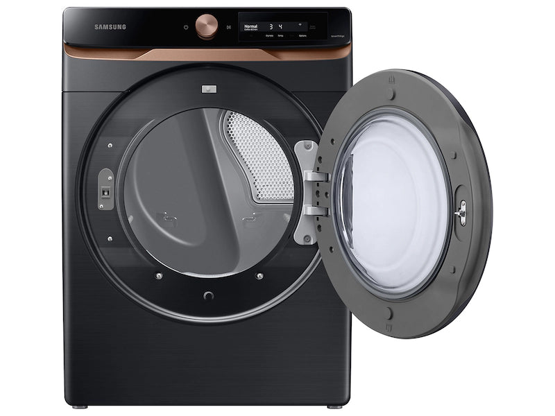 7.5 cu. ft. AI Smart Dial Electric Dryer with Super Speed Dry and MultiControl™ in Brushed Black - WL APPLIANCES