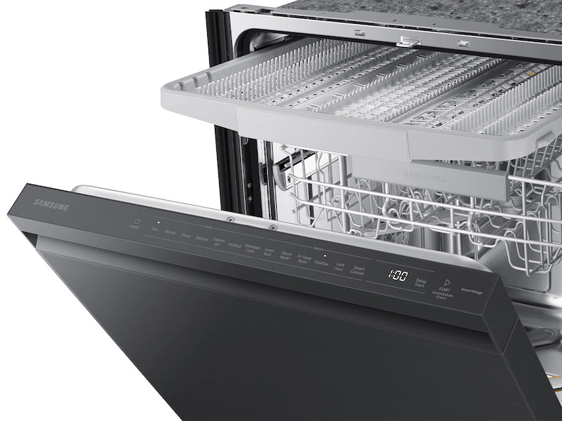 Smart 44dBA Dishwasher with StormWash+™ in Black Stainless Steel - WL APPLIANCES
