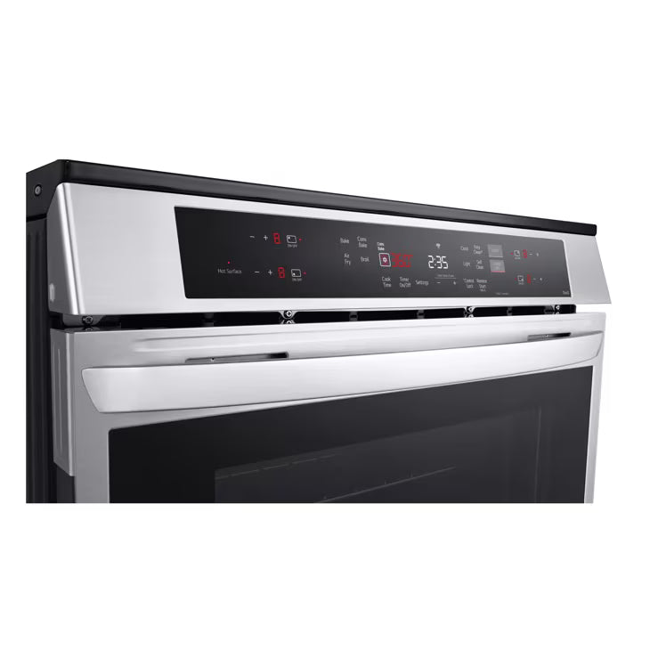LSIL633TFE  LG 6.3 cu. ft. SMART Induction Slide-In Range in PrintProof Stainless Steel with Convection, EasyClean, and Air Fry Tray