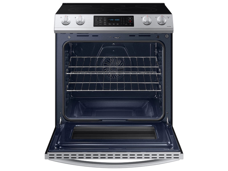 6.3 cu. ft. Smart Slide-in Electric Range with Convection in Stainless Steel - WL APPLIANCES