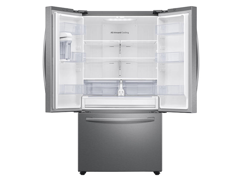 Samsung 28 cu. ft. Large Capacity 3-Door French Door Refrigerator - WL APPLIANCES