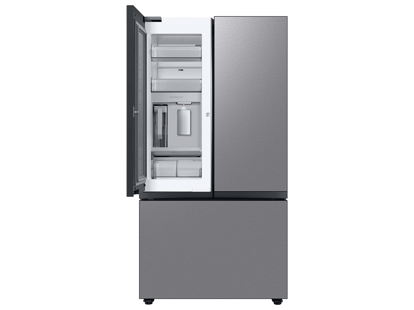 OPEN BOX Samsung Bespoke 3-Door French Door Refrigerator (30 cu. ft.) with Beverage Center