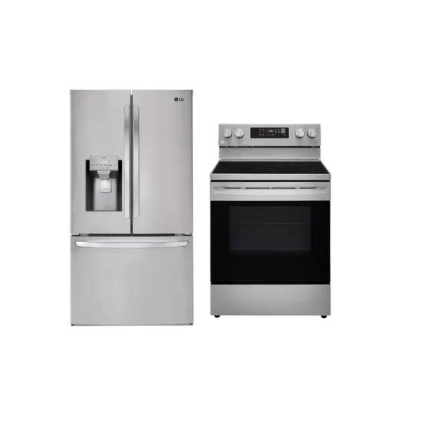 LG 3 door fridge LRFS28XBS  + lg stove LREL6321s
