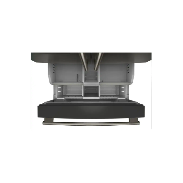 Model: KRFF436SBE KitchenAid - 30 Cu. Ft. French Door Refrigerator with Exterior Water and Ice - Black Ore