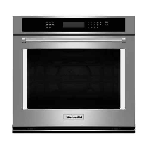 30 in. Single Electric Wall Oven Self-Cleaning with Convection in Stainless Steel Model # KOSE500ESS