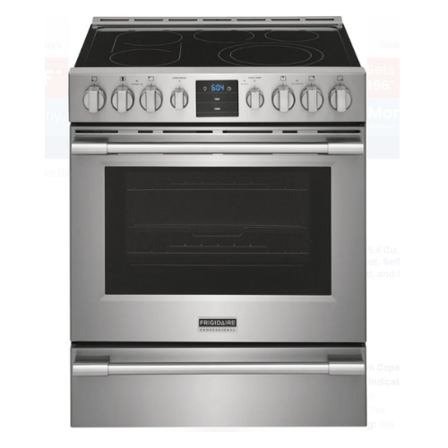 Frigidaire Professional Series PCFE3078AF 30 Inch Freestanding Electric Range with 5 Elements, 5.4 Cu. Ft. Oven Capacity, Storage Drawer, Air Fry, True Convection, Quick Preheat, Self Clean, Quick Boil, SpacePro™ Bridge Element, ADA Compliant,