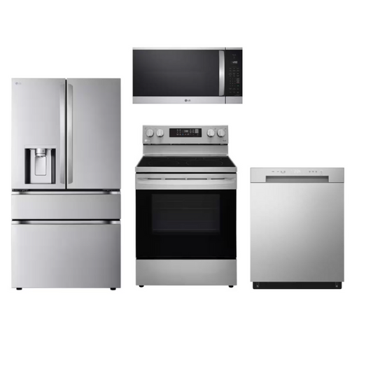 LG 4 door fridge  LF29H8330S  + lg stove LREL6321s