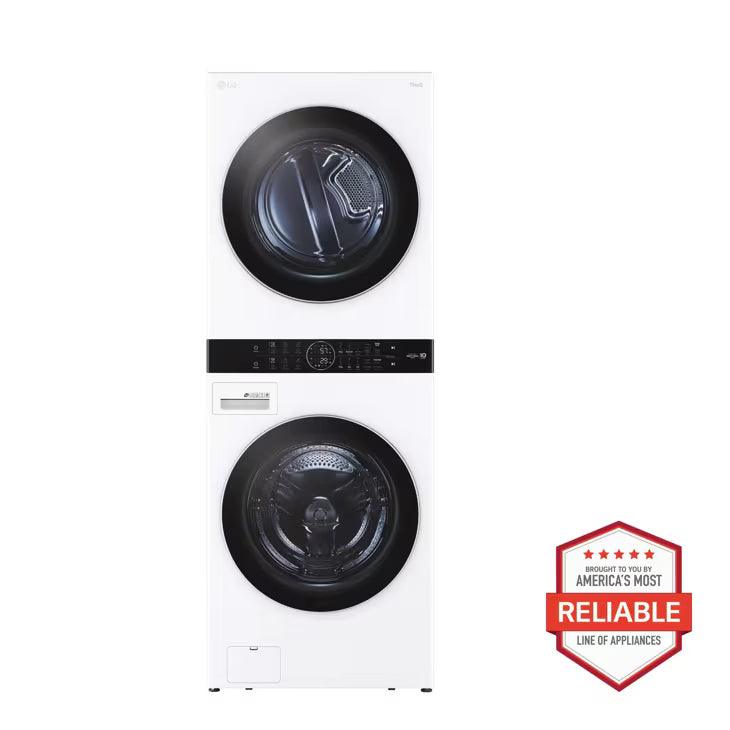 Model WKEX200HWA LG WashTower Stacked Laundry Center with 4.5-cu ft Front Load Washer and Electric 7.4-cu ft Dryer (ENERGY STAR)