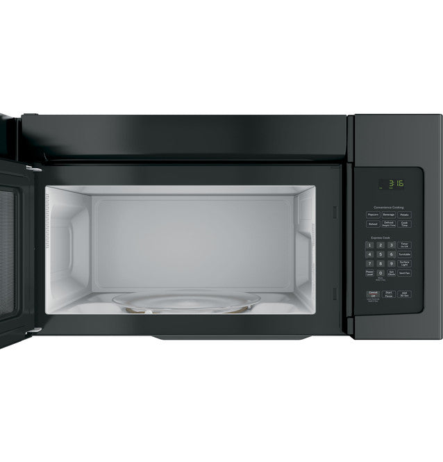 JNM3163DJ   GE® 1.6 Cu. Ft. Over-the-Range Microwave Oven with Recirculating Venting