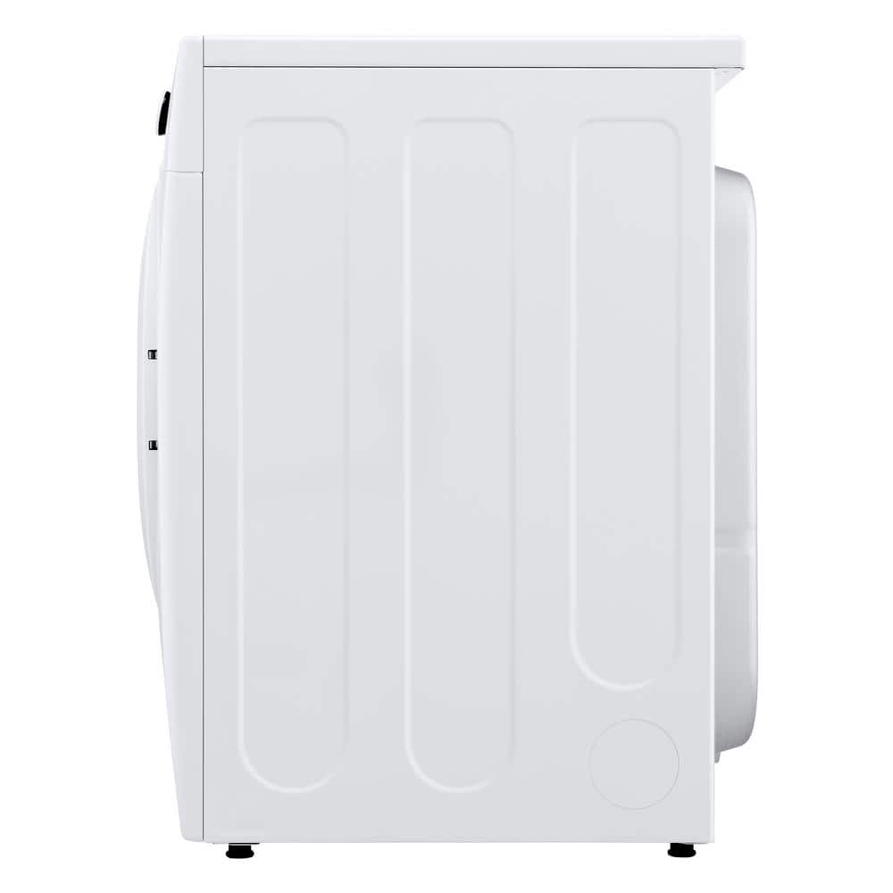 LG 7.4 Cu. Ft. vented Stackable Electric Dryer in White with Sensor Dry
