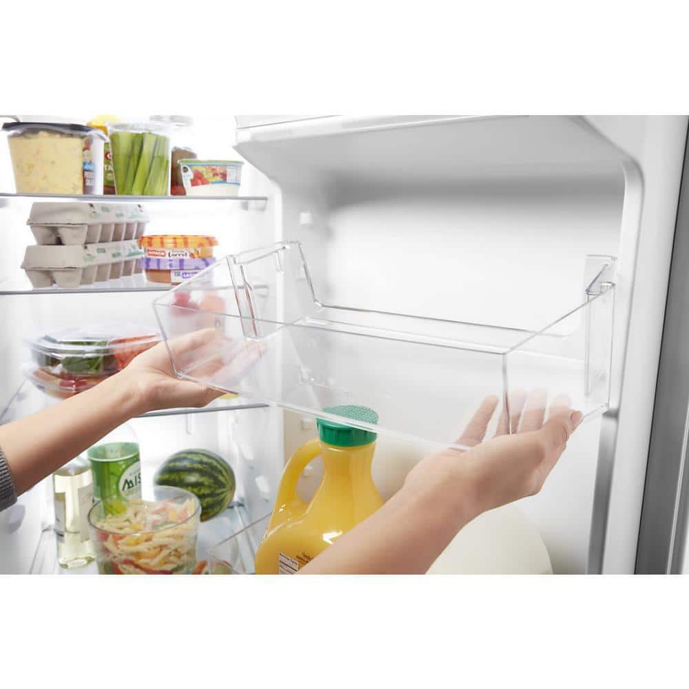 WRS315SDHZ Whirlpool 24.6-cu ft Side-by-Side Refrigerator with Ice Maker, Water and Ice Dispenser (Fingerprint Resistant Stainless Steel)