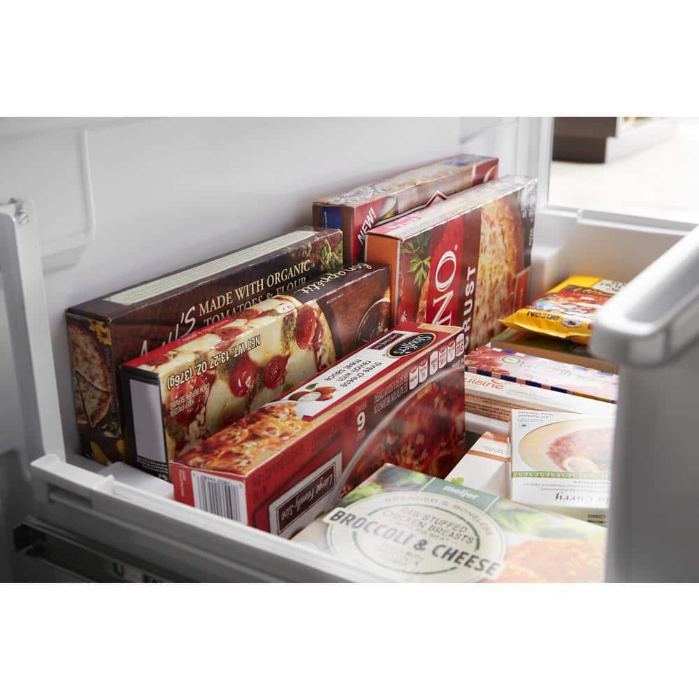 Model #WRF767SDHZ Whirlpool Standard-Depth 26.8-Cu. Feet 3 -Door French Door Refrigerator with Dual Ice Maker with water and Ice dispenser ( Fingerprint Resistant Stainless Steel ) ENERGY STAR Certified