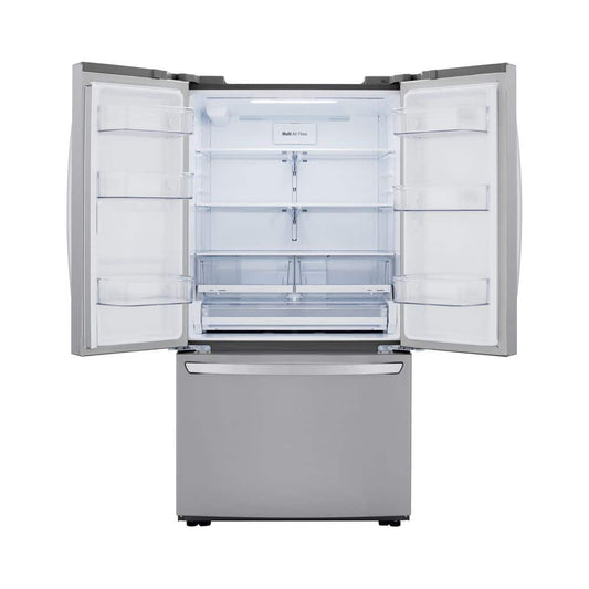 Model LRFCS29D6S LG Standard-Depth Cooling Door+ 28.7-Cu. Feet 3 -Door French Door Refrigerator with Ice Maker ( Stainless Steel ) ENERGY STAR Certified