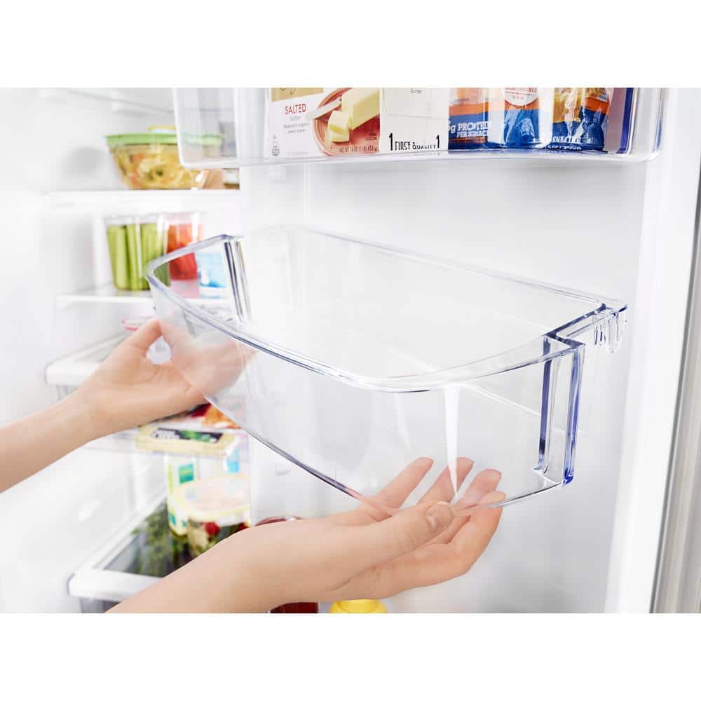 WRS588FIHZ Whirlpool 28.4-cu ft Side-by-Side Refrigerator with Ice Maker, Water and Ice Dispenser (Fingerprint Resistant Stainless Steel)