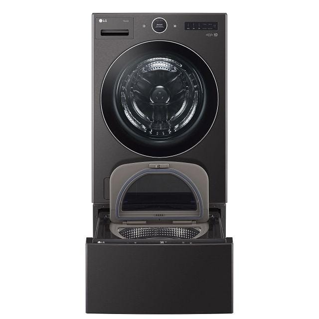 Model #WM6700HBA LG 5.0-Cu. Feet Stackable Steam Cycle Smart Front-Load Washer ( Black Steel ) ENERGY STAR