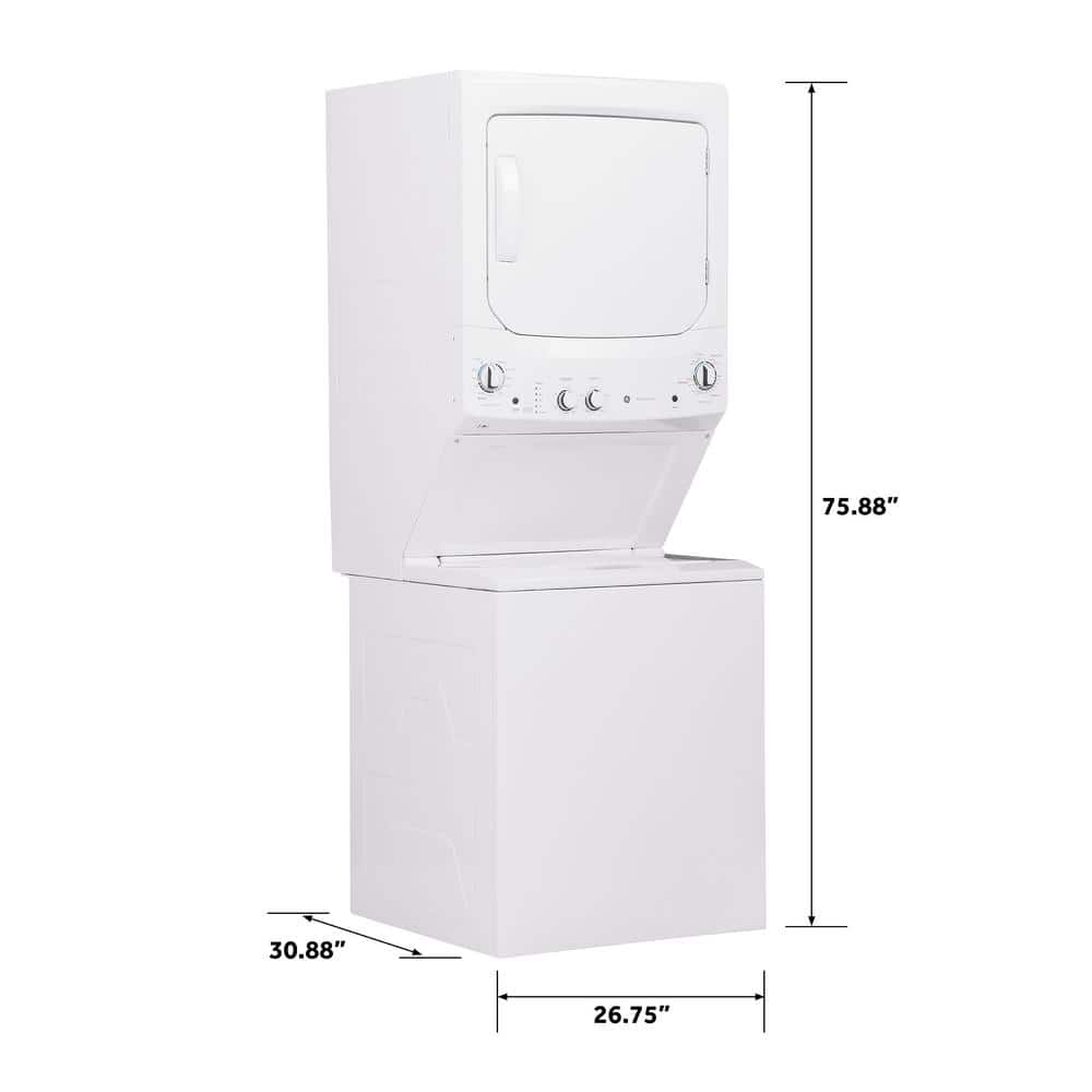 Model #GUD27ESSMWW GE 3.8-cu ft Top Load Washer and Electric 5.9-cu ft Dryer