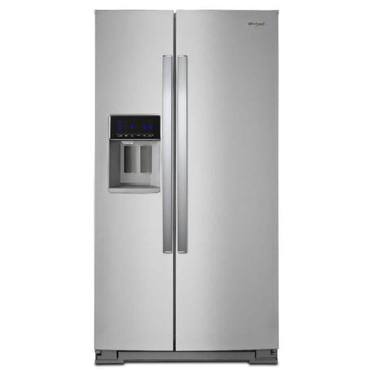 WRS588FIHZ Whirlpool 28.4-cu ft Side-by-Side Refrigerator with Ice Maker, Water and Ice Dispenser (Fingerprint Resistant Stainless Steel)
