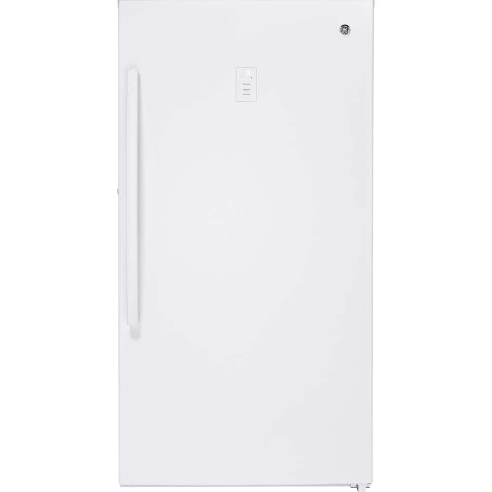 Model #FUF17DLRWW GE Garage Ready 17.3-Cu. Feet Garage Ready Frost-free Upright Freezer ( White ) ENERGY STAR Certified Model