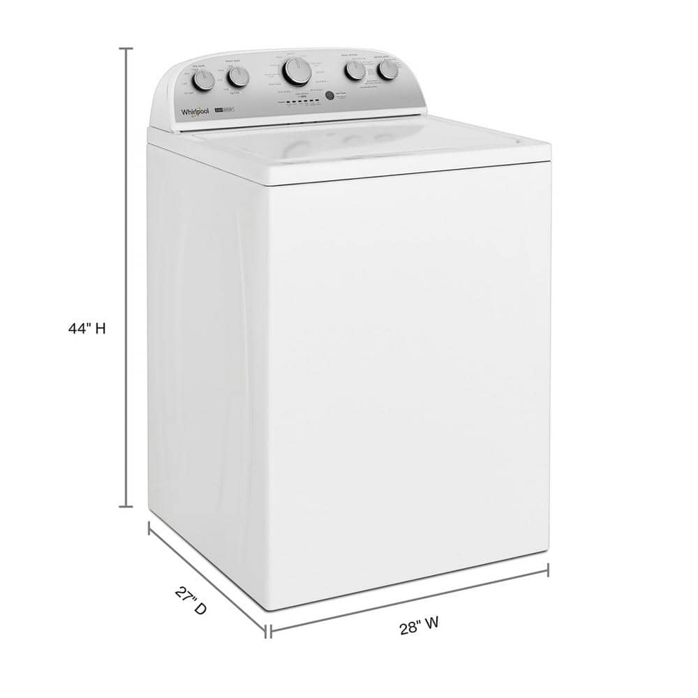 Whirlpool Deep Water Wash 3.5-Cu. Feet High Efficiency Agitator Top-Load Washer ( White )