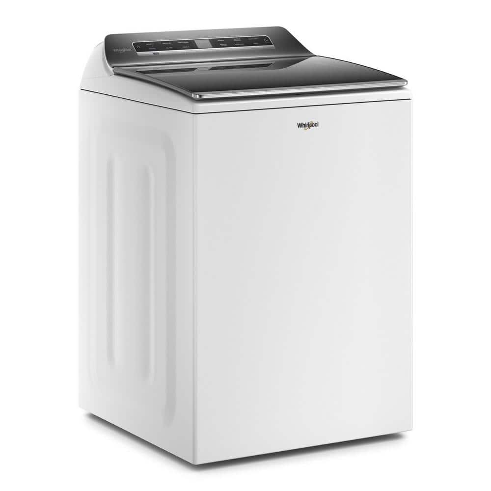 Whirlpool 5.2 - 5.3 cu. ft. Smart Top Load Washing Machine in White with 2 in 1 Removable Agitator, ENERGY STAR