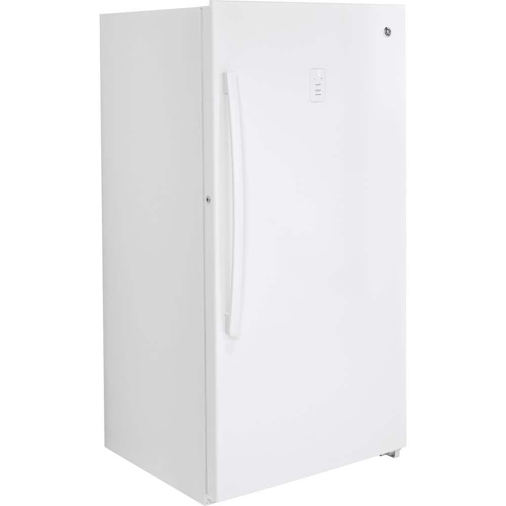 Model #FUF17DLRWW GE Garage Ready 17.3-Cu. Feet Garage Ready Frost-free Upright Freezer ( White ) ENERGY STAR Certified Model