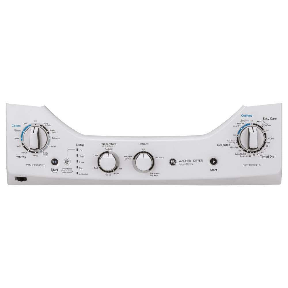 Model #GUD24ESSMWW GE 2.3-cu ft Top Load Washer and Electric 4.4-cu ft Dryer